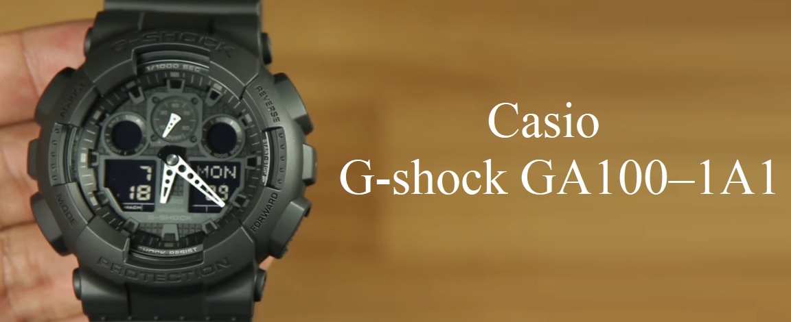 Recenze hodinek Casio G-shock GA100–1A1