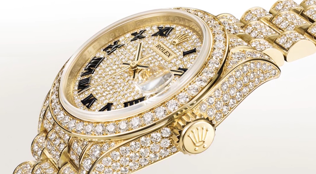 Rolex hodinky s diamanty a drahými kameny