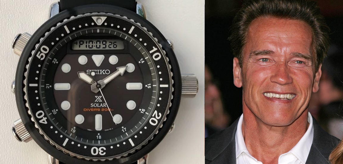Jaké hodinky měl Arnold Schwarzenegger ve filmech Predátor a Komando?