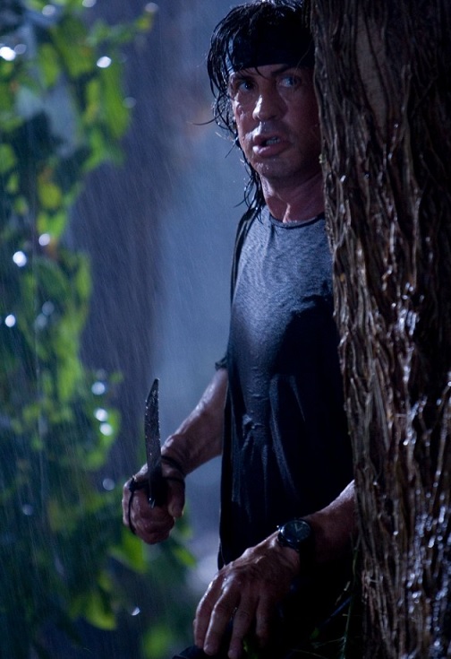 Sylvester Stallone ve filmu Rambo: Do pekla a zpět
