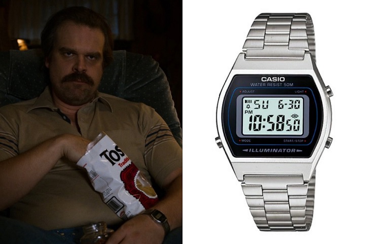 Hopper nosí hodinky Casio Ref. B640WD-1AV