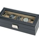 Luxusní úložiště pro vaše cenné hodinky – kožené pouzdro-kazeta na hodinky SAFE 264